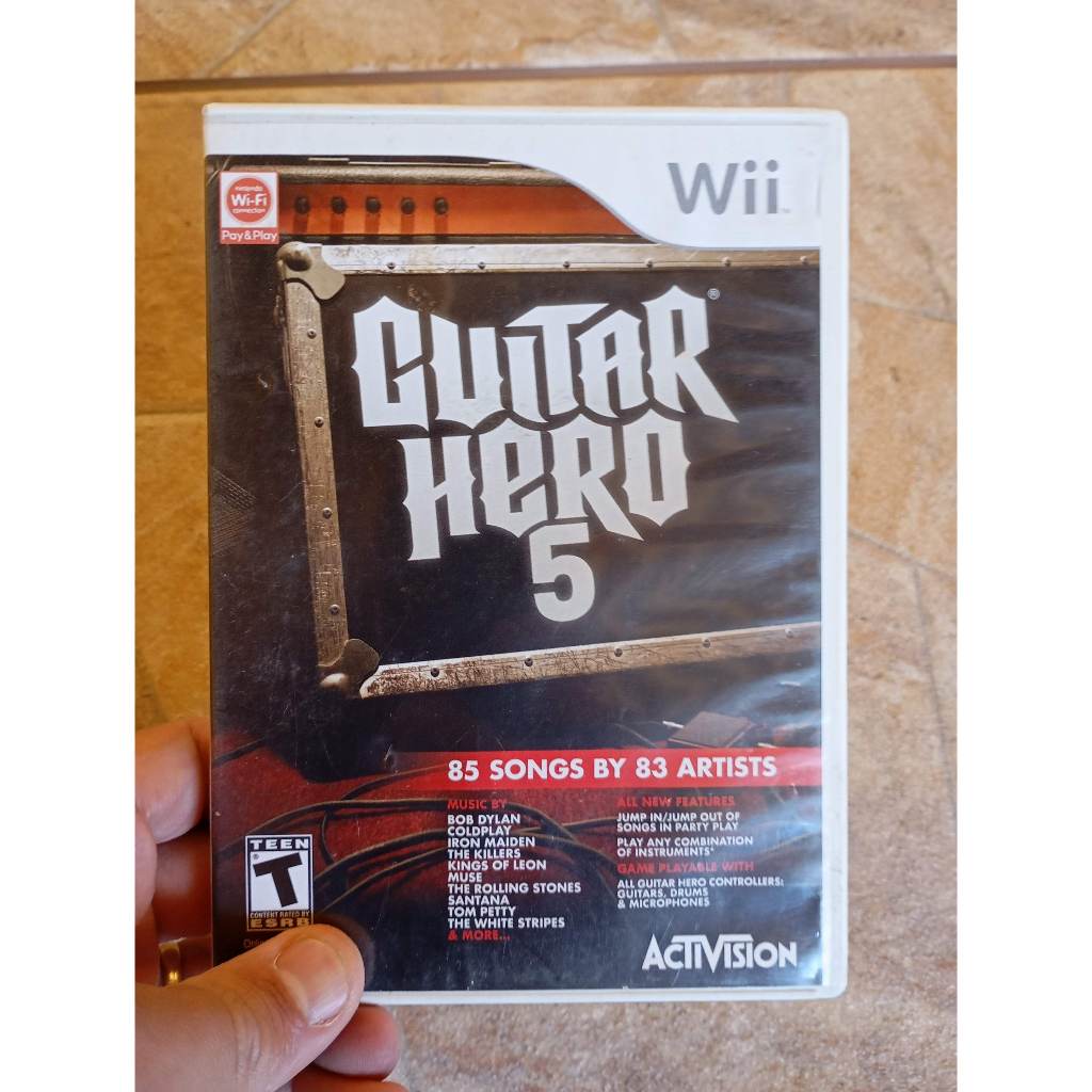Guitar hero 5 original nintendo wii