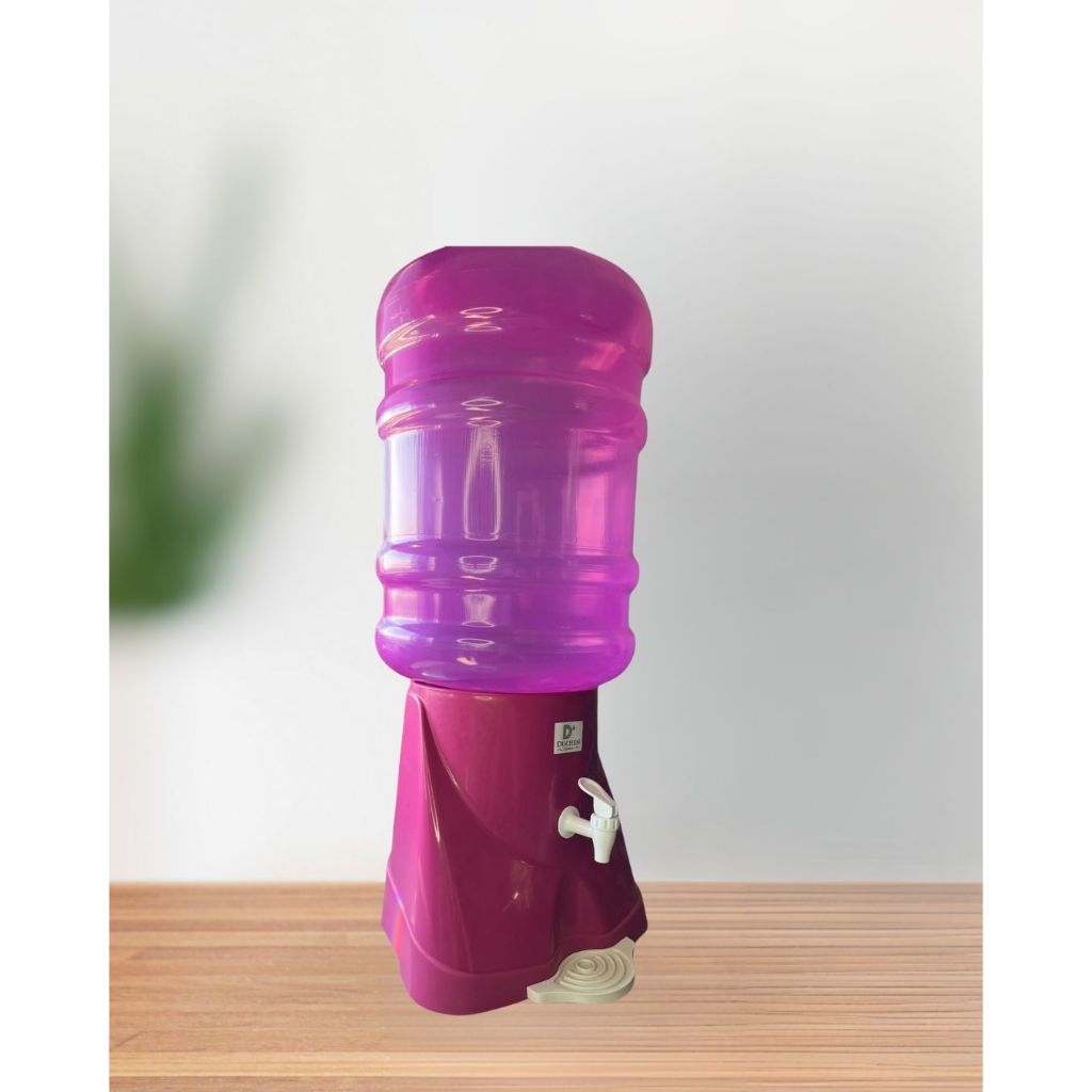 Galão 20 Litros Rosa com Suporte cuba de barro Garrafão Agua 20 litros Rosa