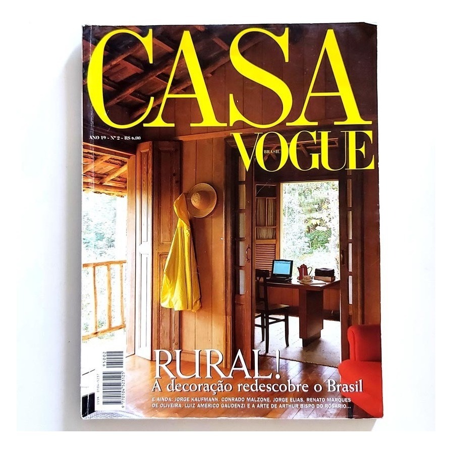 Revista Casa Vogue Brasil N2 Ano 19 1995 Rural No Brasil