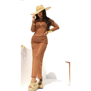 Saída de praia Vestido Bella… No tecido Tule, com detalhe de pala. Tamanho Único.