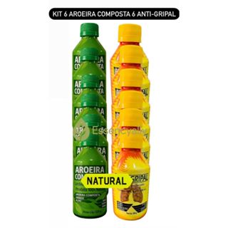 Kit Revenda Aroeira  e Anti-Gripal 12 Vasos  Amarelo ou Verde em Oferta na Shopee