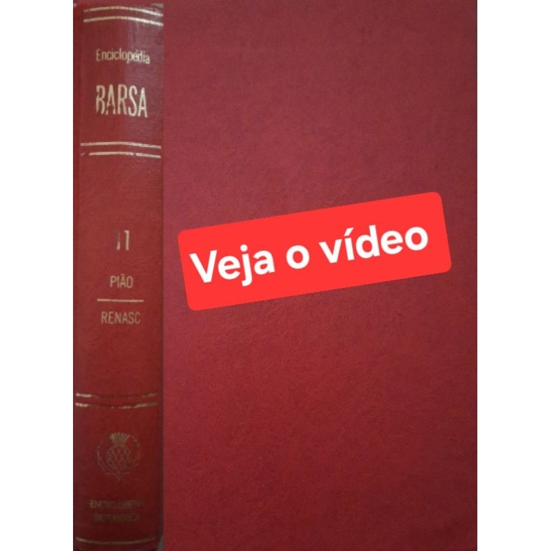 (Veja o vídeo) - Livros USADOS: Enciclopédia Barsa- Pião - Renascentista, Arte -William Benton, Editor [vol.11]