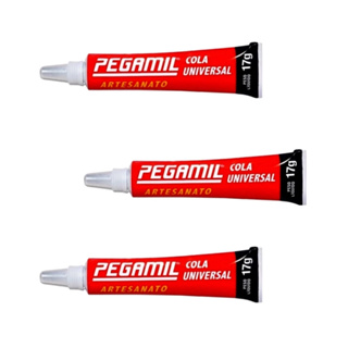 Cola Universal Pegamil Artesanato 17g - Secagem Rápida Adesivo Multiuso em Oferta na Shopee