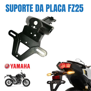 RABETA SUPORTE DA PLACA FZ25 FAZER 250 2018 2019 2020 2021 2022 2023 2024 2025 em Oferta na Shopee