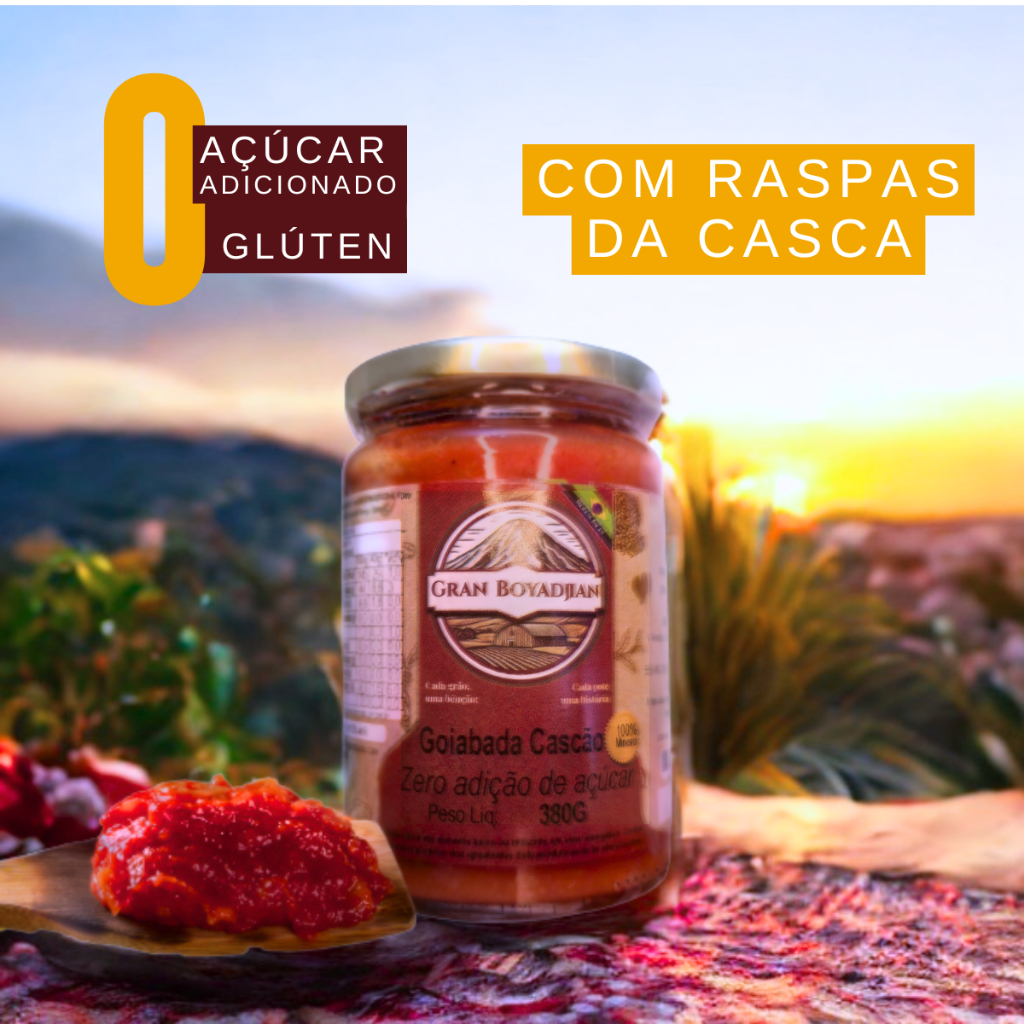 Goiabada Cascão Sem Adição de Açúcares - Gran Boyadjian