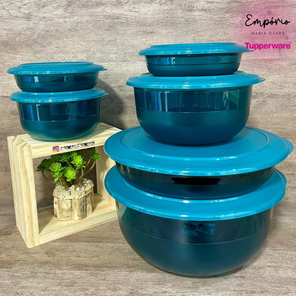 Tupperware Cristal 350ml e 1,9L Misterio