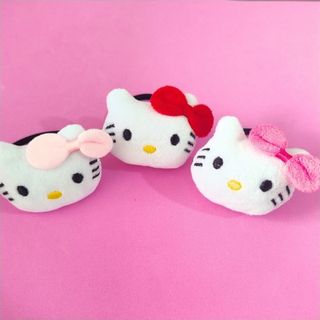Xuxinha de Cabelo Hello Kitty Pelúcia / Elástico Cabelo Hello kitty / Sanrio