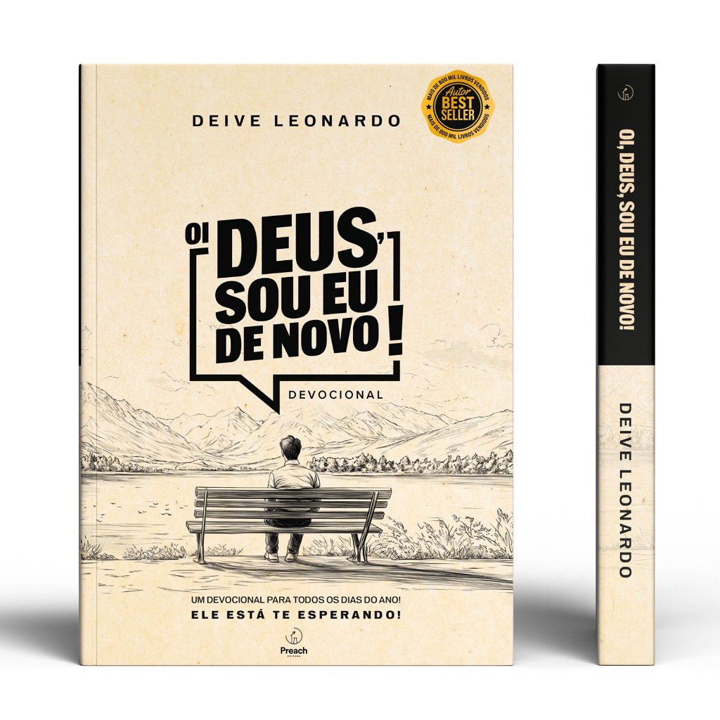 Devocional Oi Deus Sou Eu De Novo Deive Leonardo em Oferta na Shopee