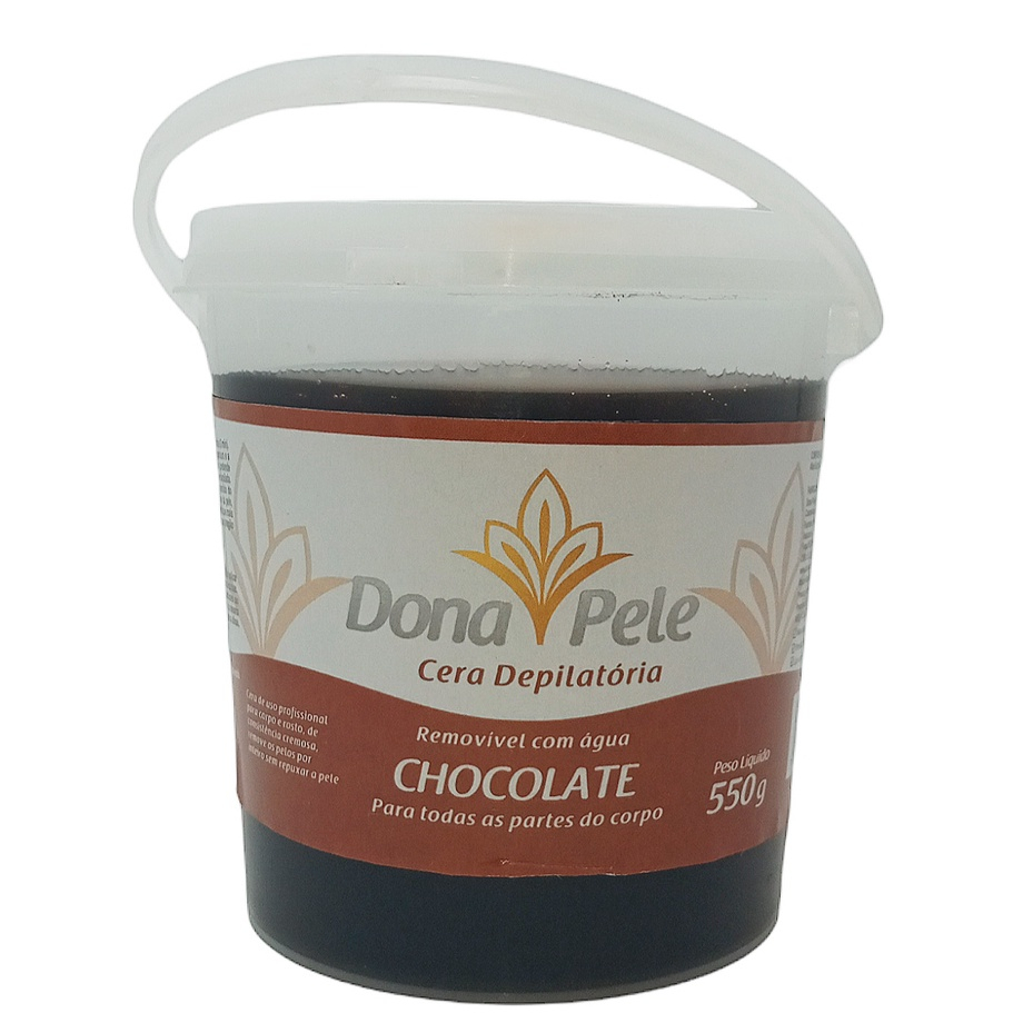 Cera Depilatória Dona Pele Chocolate 550g