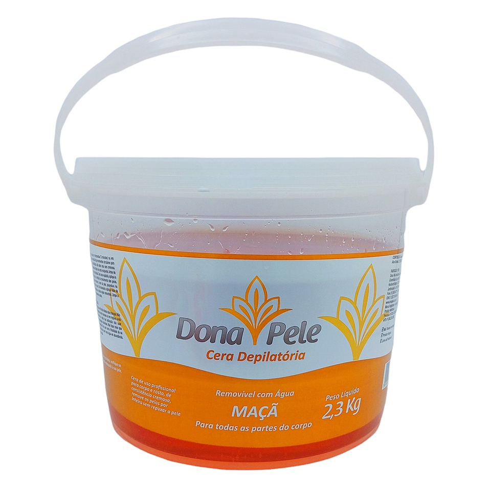 Cera Depilatória Dona Pele De Maçã 2,3Kg
