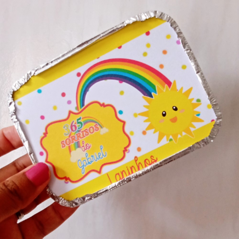 Marmita personalizada 365 Sorrisos / personalizados / kit marmita / lembrancinhas de aniversário / marmitinha