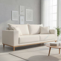 Sofá Fixo Argos 2 Lugares Luxo 1,60 M Castellar Móbile