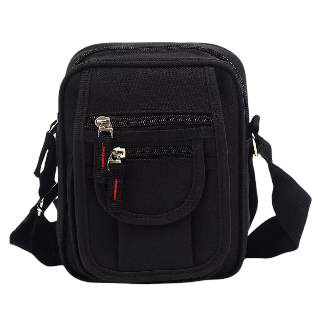 Bolsa Shoulder bag Transversal Pochete masculino Com Zíper e Alça Regulável Unissex em Oferta na Shopee