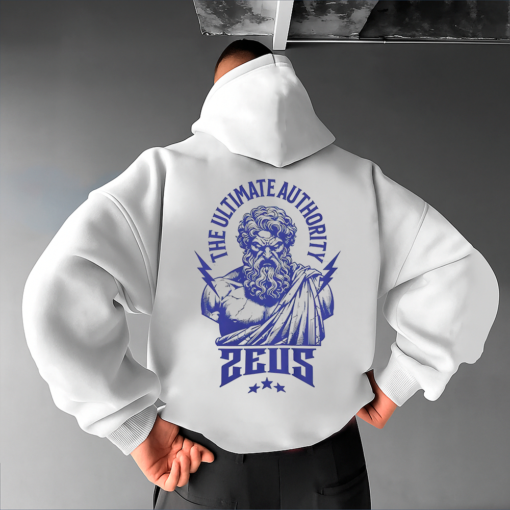Moletom Canguru Com Capuz Gym zeus treino maromba ultimate Streetwear Personalizado em algodao unissex