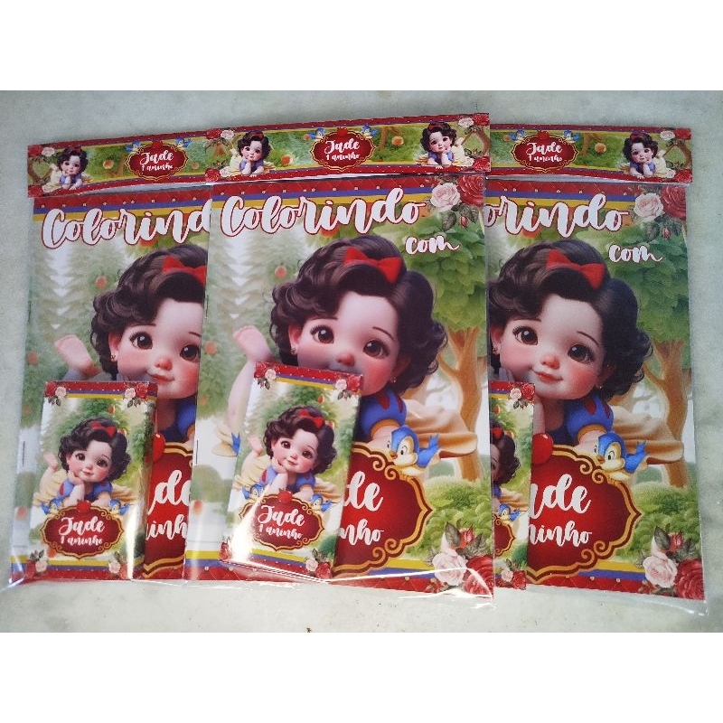 10 Kit colorir personalizado | Qualquer tema | Aniversário | Lembrancinhas |Festa infantil