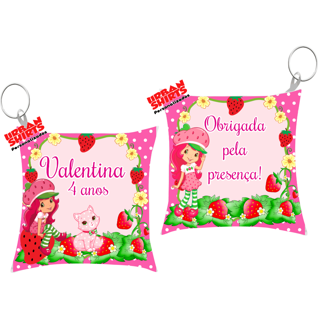 Almochaveiros Lembrancinha Aniversário Moranguinho em Oferta na Shopee