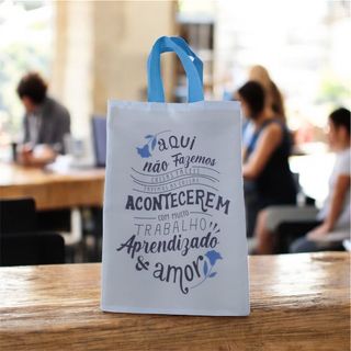 Bolsa sacolinha ecobag personalizado QUALQUER TEMA 100UNI 20x30(chamar no chat após a compra)