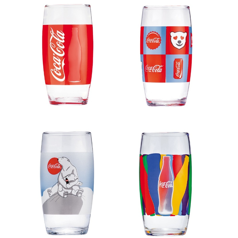 Copo de Vidro Personalizado Colecionável Coca-Cola 300ml