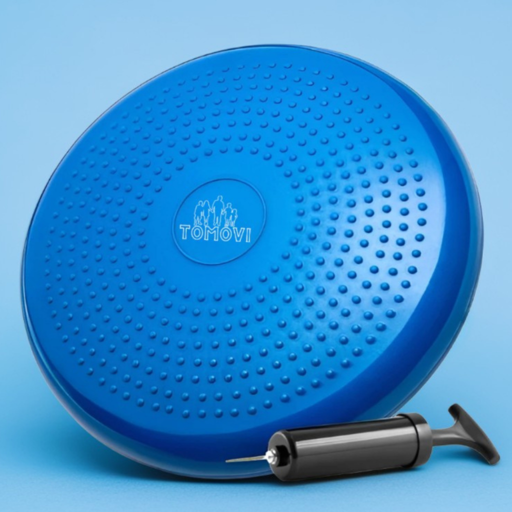 Disco De Equilíbrio Inflável Balance Almofada Cushion Pilates Yoga Fisioterapia Fitness Com Bomba