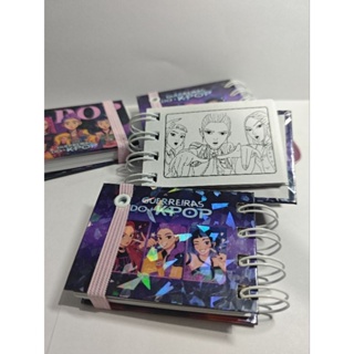 Guerreiras do K-Pop Mini Chaveiro e Caderno de Colorir / Presente Criativo em Oferta na Shopee