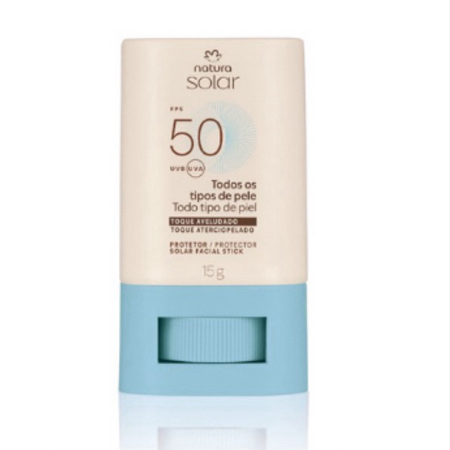 Protetor Solar Facial Stick FPS 50 Natura Solar