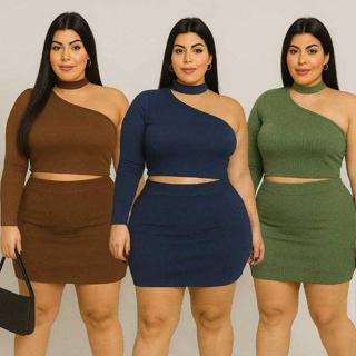 DRAPA PLUS - CONJUNTO KELLY PLUS SIZE glamour em Oferta na Shopee