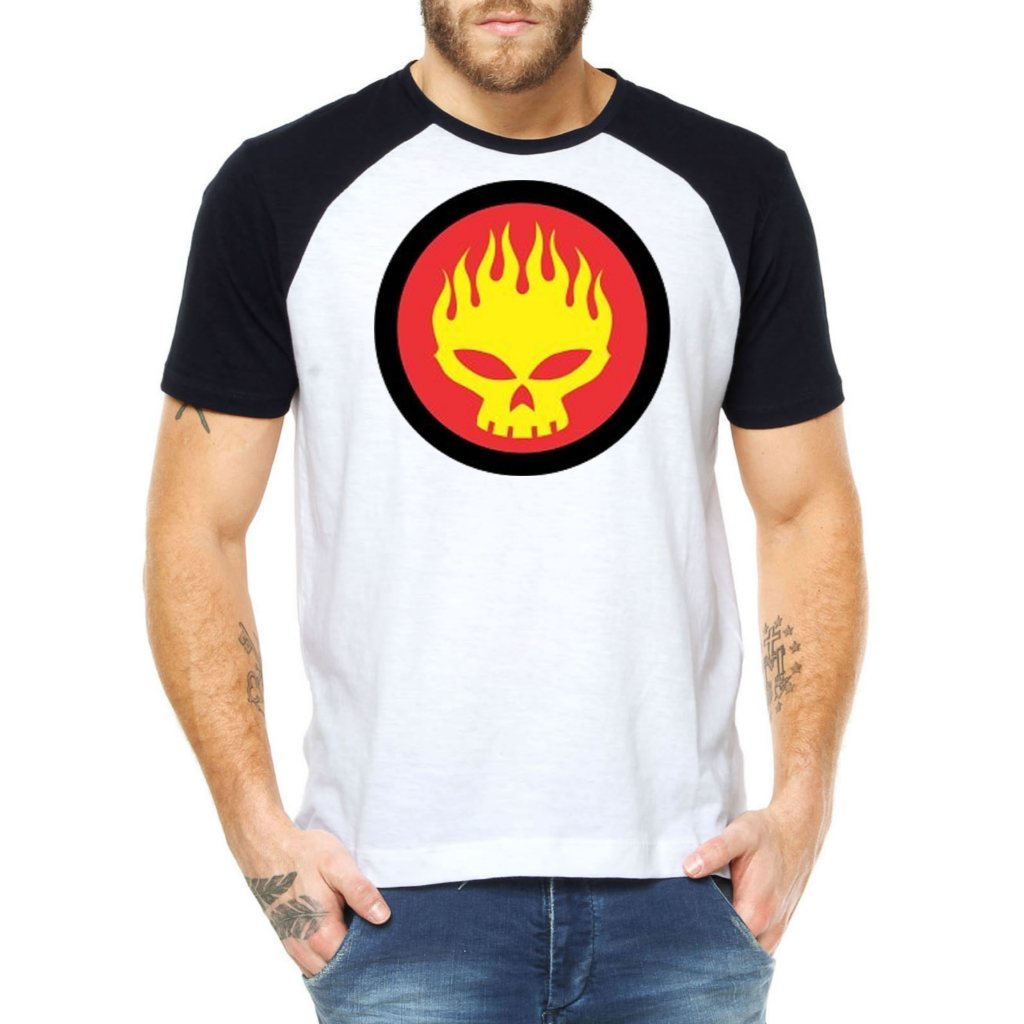 camiseta The Offspring punck hard rock and roll logo tshuirt unissex