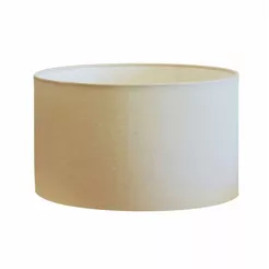 Cúpula de Abajur luminária teto chão tecido 35x35x20 cm Cor cru