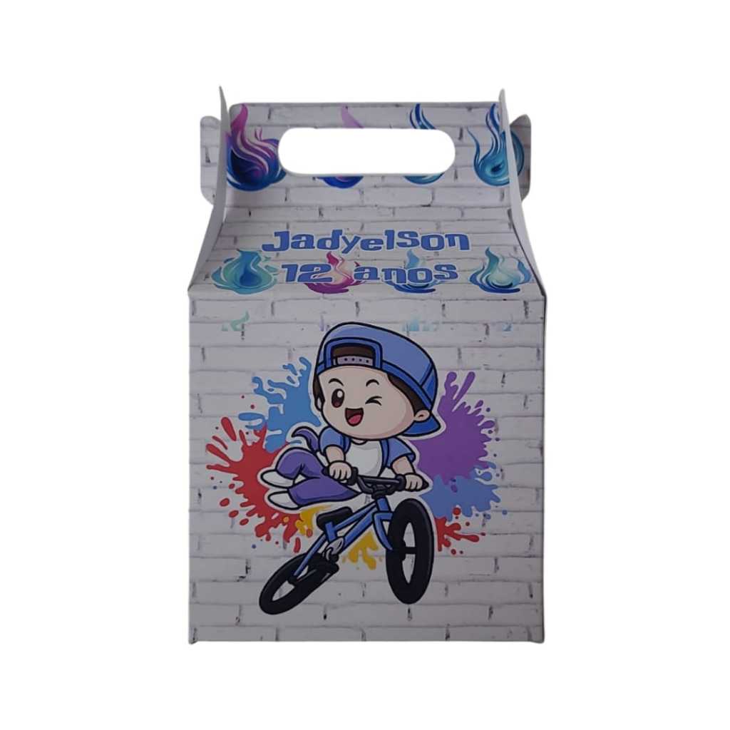Caixinhas Maletinha Bike Personalizadas com Nome e Idade Lembrancinha Festa Infantil em Oferta na Shopee