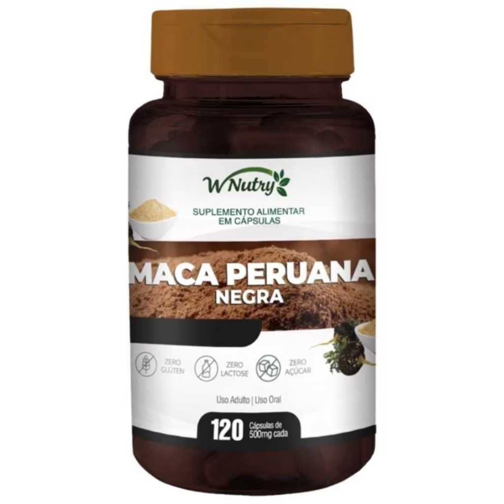 Maca P. Negra 120 Cápsulas 500mg Wnutry