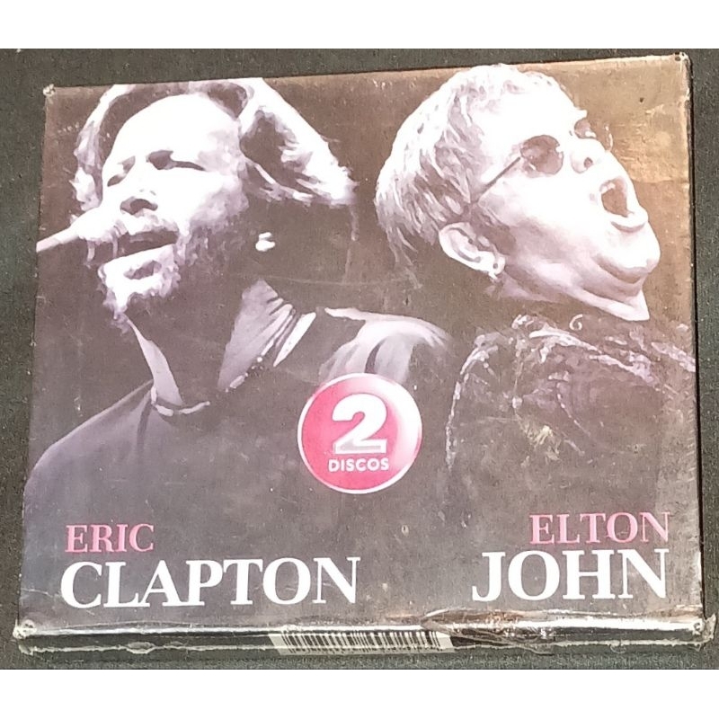 Box CDS Eric clapton Greatest hits e Elton John Greatest hits originais lacrado importado chile Y 369