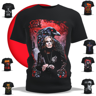 camiseta ozzy black sabbath rock unissex masculina e feminina em Oferta na Shopee