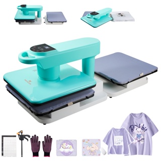 Prensa Térmica Automática Dupla Giratória 360° 38x38cm Com Bancada Dupla - Impressão Automática De Camisetas em Oferta na Shopee