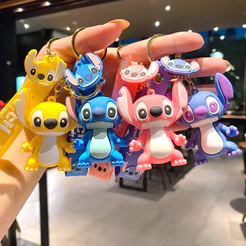 Chaveiro Stitch Angel Lilo Casal 3D - Leve o Amigo Alienígena para onde você for