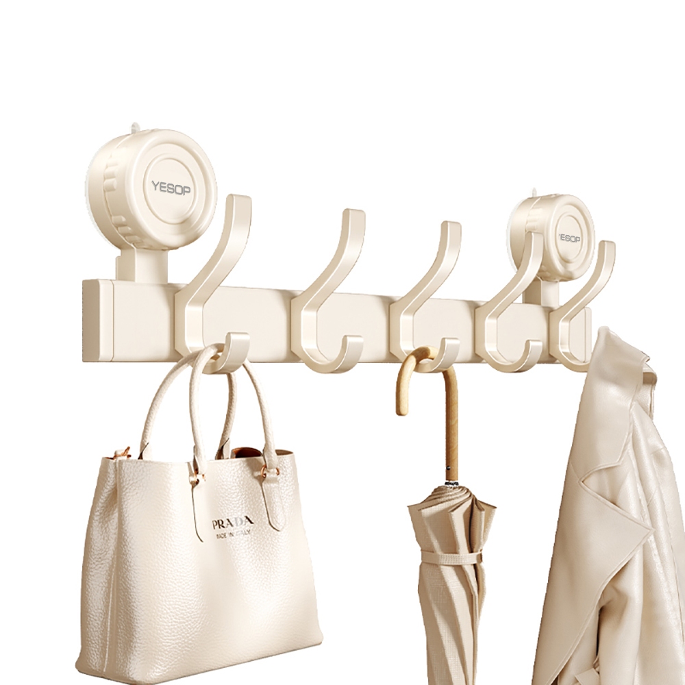 Gancho com ventosa forte pendurador de roupas atras da porta suporte de armazenamento organizador Yesop em Oferta na Shopee