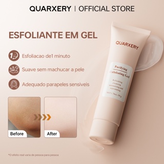 QUARXERY Gel Exfoliante Rosto & Corpo – Limpeza Profunda, Clareamento, Remoção de Pontos Negros e Brancos, Escova Facial em Oferta na Shopee