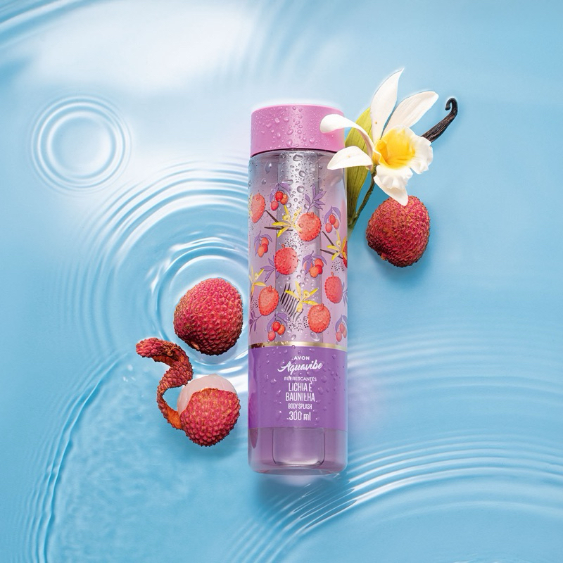 Aquavibe Lichia e Baunilha Body Splash 300 ml