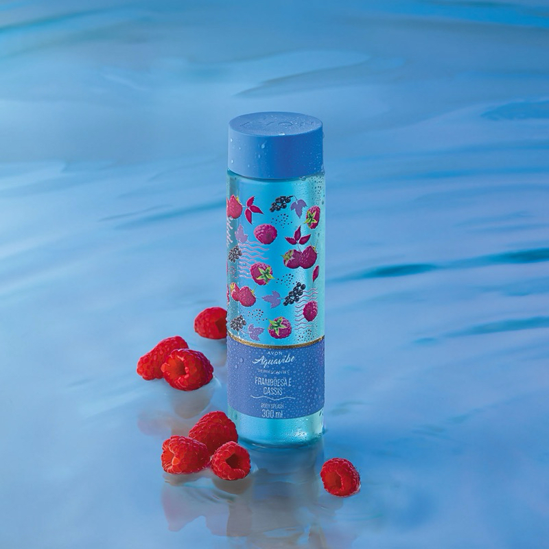 Aquavibe Framboesa e Cassis Body Splash 300 ml