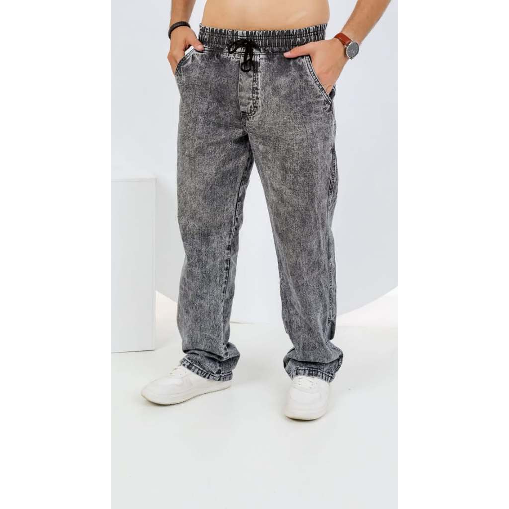 Calça baggy Balão Calça Jeans Masculina confortável