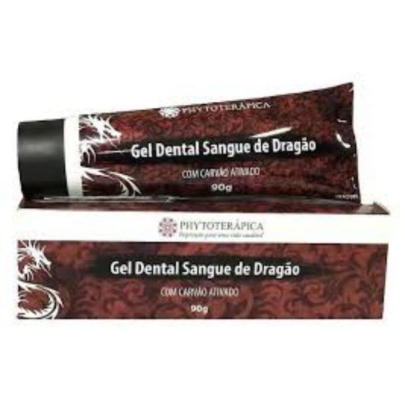 Gel dental Sangue de dragão com carvão ativado