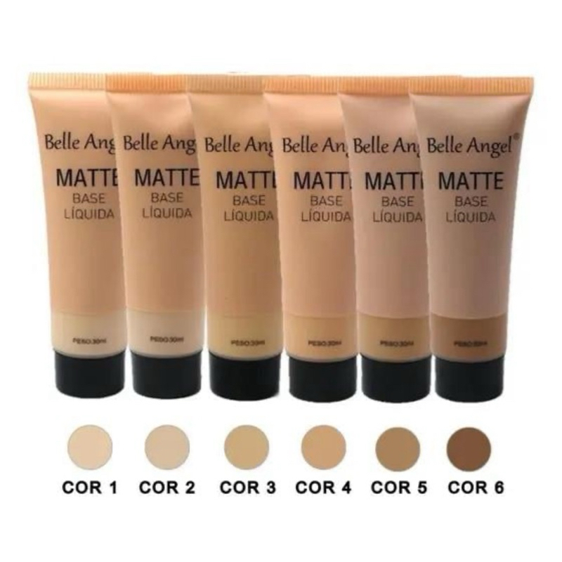 Base Líquida Matte Belle Angel 30ml. val. 11/2027.