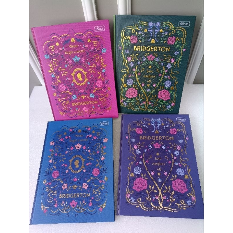 Caderno Bridgerton Tilibra Colegial 80 folhas em Oferta na Shopee