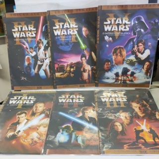 dvd Star Wars kit 6 dvds completo dublado em Oferta na Shopee