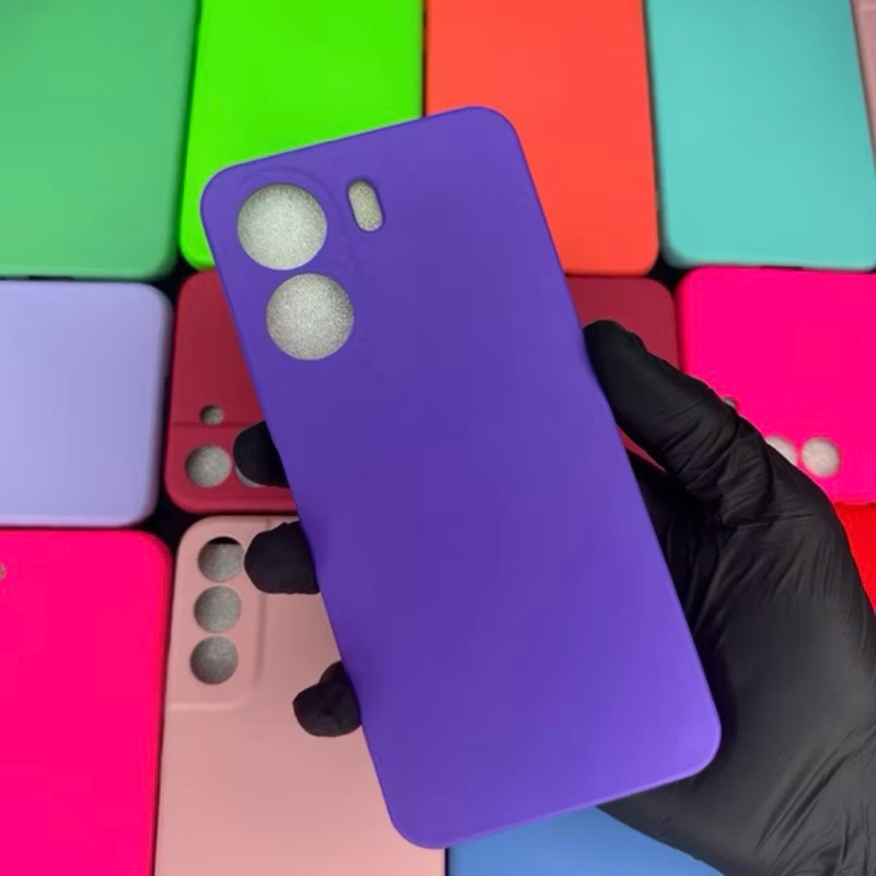 Kit 2x1 Xaiomi Redmi 13C 4G Capa Capinha Silicone Aveludada e Película 3D