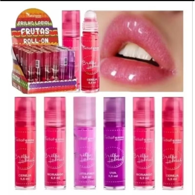 kit 2 Brilho Rollon Frutas em Oferta na Shopee
