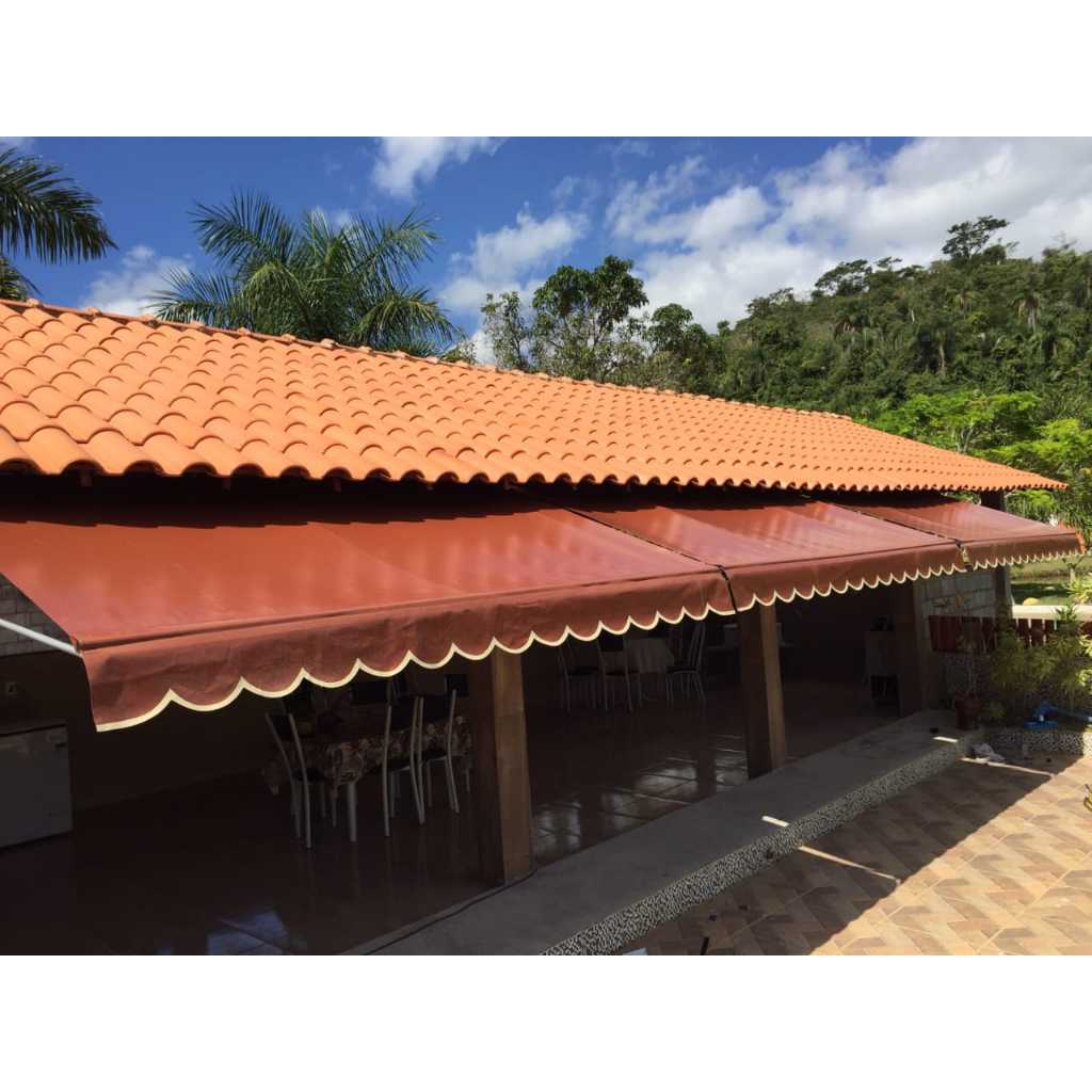 Lona Toldo Retrátil Proteção Solar 300 x 120 Fabricado sob medida Ambiente Externo Garagem Janela