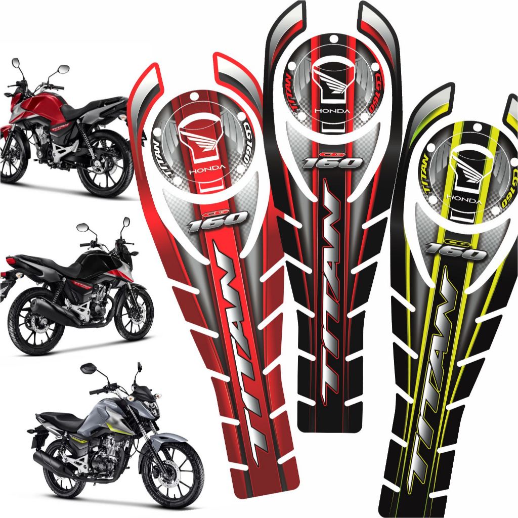 Adesivo de Tanque Personalizado Compatível Titan160 ano 2025 em Oferta na Shopee