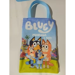 Sacolinha ecobag 19x29cm Bluey