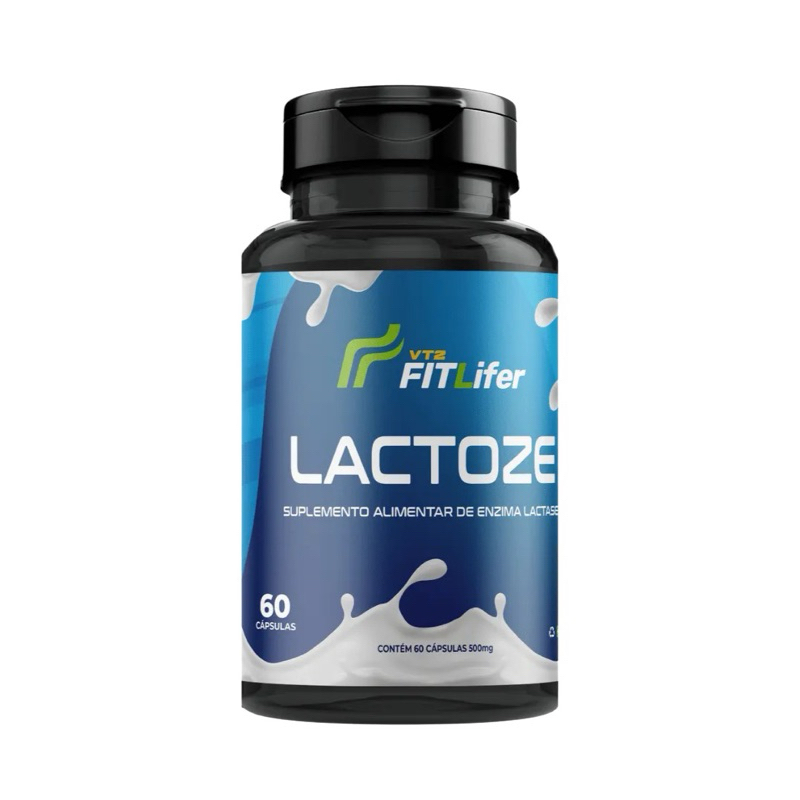 LACTASE 60 CÁPS  Auxilia na Digestão da Lactose  Conforto Intestinal  Enzima Digestiva Alta Potência em Oferta na Shopee