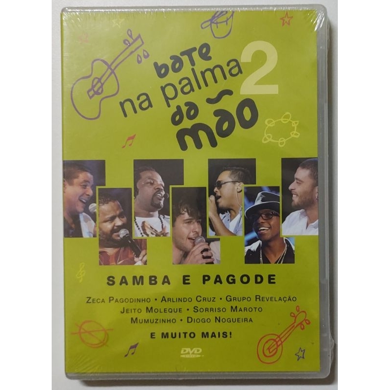 DVD - BATE NA PALMA DA MÃO 2 - ( SAMBA E PAGODE )